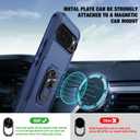 for Google Pixel 10 Case [15 FT Military Grade Drop Protection] with Screen Protector & Lens Protector Heavy-Duty Shockproof Kickstand Case for Pixel 10 Dark Blue