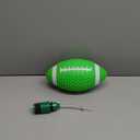 ElectricWise Glow in The Dark Football, 9.25 Inches Water Football, Light up Beach Waterproof Pool Toys for Kids and Adult, Pool Games Beach Games for Summer(Green)