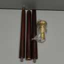 Vintage Brass Handle Victorian Telescope Fold able Wooden Walking Stick Walking Cane Ideal Gift