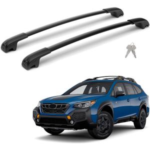 2 x 300Lbs Lockable Roof Rack Cross Bars Compatible with Subaru Outback Wilderness 2022-2026, Heavy Duty Aluminum Anti-Corrosion Cross Bar Fit Luggage Luggage Kayaks Bicycles Snowboard