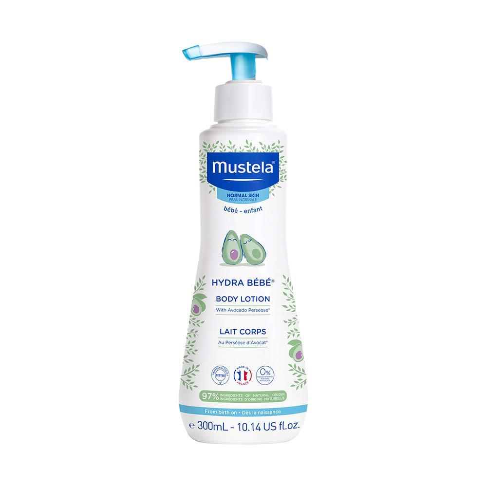 Mustela Hydra Bebe Body Lotion - Daily Moisturizing Baby Lotion with Natural Avocado, Jojoba & Sunflower Oil Various Sizes (10.1 Fl Oz (Pack of 1)), EXP 09/2028