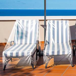 Tudomro 2 Pcs Clear Plastic Chaise Lounge Cover Waterproof Patio Lounge Chair Furniture Cover Heavy Duty 85L x 33W x 33H for Outdoor Tudomro 2 Pcs Clear Plastic Chaise Lounge Cover Waterproof Patio Lounge Chair Furniture Cover Heavy Duty 85L x 33W x 33H for Outdoor