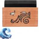 5 x Wood Car Air Freshener Car Odor Eliminator for Visor Clip (Ocean) | Vehicle Scent Diffuser for Cabin, Truck & SUV