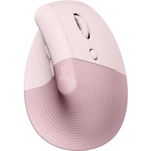 Logitech Lift Vertical Ergonomic Mouse, Wireless, Bluetooth or Logi Bolt USB receiver, Quiet clicks, 4 buttons, compatible with Windows/macOS/iPadOS, Laptop, PC - Rose Logitech Lift Vertical Ergonomic Mouse, Wireless, Bluetooth or Logi Bolt USB receiver, Quiet clicks, 4 buttons, compatible with Windows/macOS/iPadOS, Laptop, PC - Rose