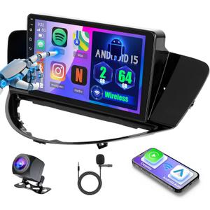 2+64G for Subaru Tribeca 2007-2011 Android 15 Car Stereo Wireless Apple CarPlay Android Auto,9 inch Touch Screen Radio 32EQ DSP 5G WiFi Bluetooth GPS FM RDS+Free AHD Backup Cam