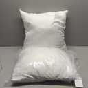 EDOW Throw Pillow Inserts, Set of 2 Lightweight Down Alternative Polyester Pillow, Couch Cushion, Sham Stuffer, Machine Washable. (White, 20x20)