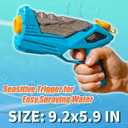 6 Pack Water Guns for Kids Adults - 6 Color Squirt Gun with Trigger, Long Range Water Pistol, Super Water Blaster Soaker Toys for Pool, Beach, Yard & Summer Party
