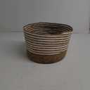 Baskets, Set of 2 for Home, Office, Dorm Room, Living Room, Bedroom, Bathroom, Nursery Storage and Organization (GRAY)14x14/9x9 inch