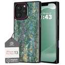 COCOMII Rectangle Case for iPhone 13 Pro Max, Compatible with MagSafe, Aurora Abalone Shell