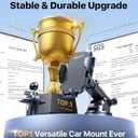 andobil True Military-Grade Phone Holders for Your Car 89+ LBS Strongest Suction & Clip 2026 Ultimate Car Phone Holder, Dashboard Windshield Vent Cell Phone Car Mount for iPhone Sumsung Android