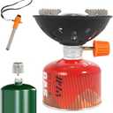 Portable Outdoor Camping Stove, With Powerful Firepower of 10000 BTU,Quickly Boil 1.5L of Water in 4 Minutes and 30 Seconds,Compatible with Propane/Butane Gas Tanks,Windproof Stove