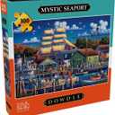 Buffalo Games - Dowdle - Mystic Seaport - 300 Piece Jigsaw Puzzle for Adults -Challenging Puzzle Perfect for Game Nights - Finished Size is 21.25 x 15.00