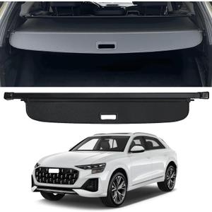 Retractable Trunk Cover Compatible with 2019-2025 Audi Q8 Cargo Cover Rear Trunk Security Cover SQ8 Q8 Accessories Privacy Screen