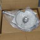 HOMICHEF 9.5 Inch Nickel Free Stainless Steel Saute Pan Induction Oven Safe - Premium Mirror Polished Stainless Steel Pan - Healthy Non Toxic Fry Pans