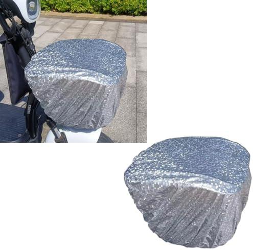 YehVeh 2 Pack Bike Basket Rain Cover Lightweight Waterproof Liner Wrap Case for Bike Front Rear Baskets Rack Trunk Bag Electric Scooter Handlebar Cargo Grocery Storage Carrier Motorcycle Ebike