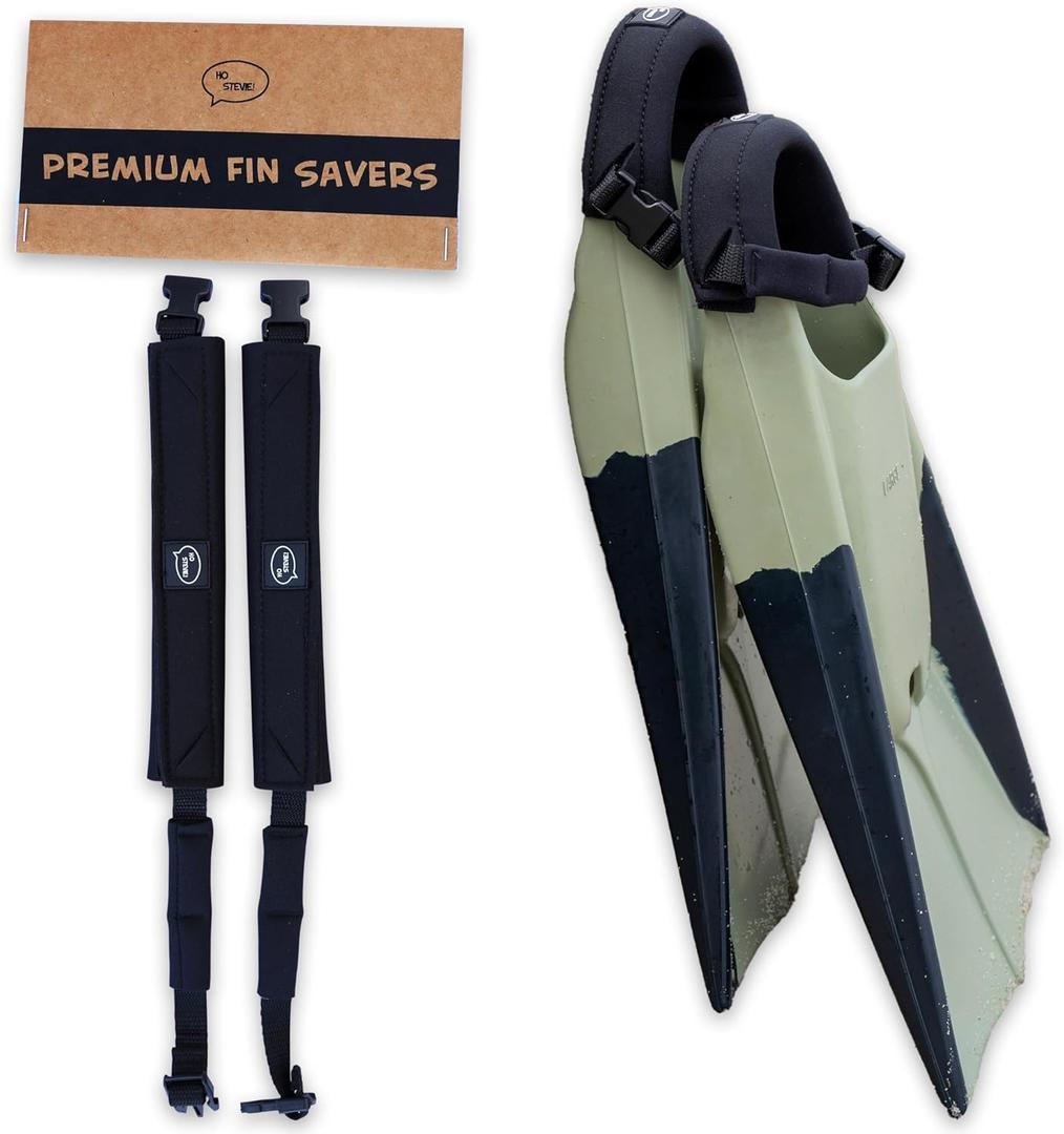 Ho Stevie! Premium Fin Savers - Extra Comfy Padding - No Lost Swim Fins While Bodysurfing or Bodyboarding