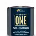 THE ONE All-In-One Paint & Primer - Brilliant White Gloss, 33.8 Fl Oz/1 Liter | 1 Coat Formula | Easy Indoor & Outdoor Decorating for Home & Garden Walls, Floors & Furniture | Water-Based & Low VOC
