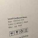 50 Pack, Small Shipping Box,13x11x2'',Corrugated Mailer,Wonfer Cardboard Box, White