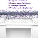 2pcs Spring Summer Lavender Garland, 6Ft Purple Lavender Artificial Garland, All Year Lavender Garlands for Farmhouse Wedding Mantle Arch Porch Stair Table Indoor Door Home Decor