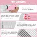 Stitch Gun for Clothes, Tagging Gun for Clothing, Micro Handheld Tag Gun Quick Stitch Sewing Gun, Portable Quick Clothing Fixer Hemming Tool Includes 6 Needles and 1000 Black White Fasteners