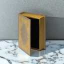 Decorative Vintage Book Shaped Trinket Storage Box, Off White