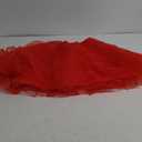 Women's 50s Vintage Petticoat 26" Crinoline Rockabilly Tutu Skirt Slip S-L (Red)