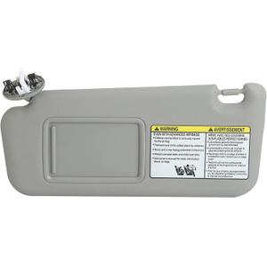 Left Driver Side Sun Visor Fit for Toyota RAV4 2006-2013 with W/Vanity Light Relace# 74320-42501-B2 74320-42500-B0 74320-42500-B3 74320-42501-B3