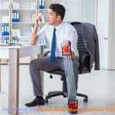 Chest Expander Exercise Resistance Bands Adjustable Hand Gripper Arm Pull Bar Arm Muscle Exerciser with 5 Springs Strength Trainer for Home Gym Muscle Training Exerciser,Red