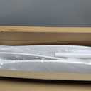 Solid Wood Ceiling Fans no Light,60'' White Ceiling Fan with Remote Control,DC Motor with Large Airflow,Indoor and Outdoor Ceiling Fan for Living Room,Bedroom,Patios