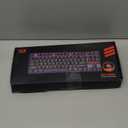 Redragon K552 Mechanical Gaming Keyboard, 87-Key Compact, LED Gaming Keyboard with Red Switches, Anti-Ghosting, Metal Frame for PC Gaming & Typing, Beginner-Friendly (Black)