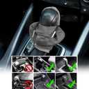 3 x YGDMD Car Gear Shift Cover,Cute Gear Shift Knob Cover with Fashionable Mini People Design,Universal Gears Shifts Hoodie for Most Car Gears Shifts Levers Cars Interior Accessories (Grey) (Gray)