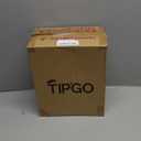 TIPGO Small Metal Trash Can, 2.1 Gallon Slim Trash Can for Bathroom, Wastebasket Garbage Bin for Bedroom, Office, Kitchen, Under Sink (Matte Black)