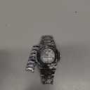Retro Watches for Men Quartz Watches Tattoo Pattern Carved Stainless Steel Bracelet Waterproof Wrist Watch (Silver)