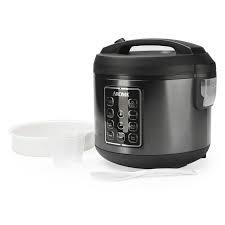 AROMA 12-Cup (Cooked) Digital Rice & Grain Multicooker (ARC-966BD), Black