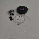 SZMP Solar Fountain 3.5W Bird Bath Fountains with Flower Upgraded Glass Panel, Solar Powered Water Fountain with 7 Nozzle & 4 Fixer, Solar Fountain Pump for Bird Bath, Garden, Pond, Pool (Black)