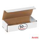 BOX USA Mailer Boxes Small 9"L x 4"W x 2"H 50-Pack - Corrugated Cardboard Box for Shipping, Moving, Mailing, Packing, Packaging and Storage