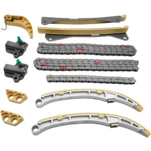3.3 Timing Chain Kit for Kia Sorento Sedona Cadenza K900, for Hyundai Azera Santa Fe Genesis G70 G90 3.3L 2013-2020 24321-3L100 243213L100 24410-3CGA3 (12PCS)
