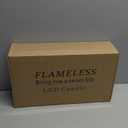 Set of 24 Waterproof Outdoor Flameless Candles, LED Candles with 4 Remote and Timer,(H 4" 5" 6" x D 2.2"),for Christmas,Halloween,Wedding,Festival