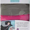 JJ Cole Car Seat Cover, Bright Pink Sassy Wave