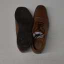 CLARKS Mens Tilden Cap (9 Wide, Dark Tan Leather)