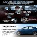 Window Rain Guards for Toyota Corolla Sedan 2014-2018 Out-Channel Tape-On Side Window Visor Shields Vent Deflector Accessories, 4 Pieces