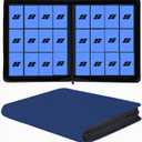 12 Pocket 720 Pockets Trading Card Binder, Ringless Side Loading Card Holder Album, Trading Card Album Fit for YuGiOh, MTG, TCG, Game Cards, Sports, Business Cards (Blue)