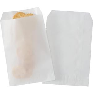 100 Pcs 3x5 Inches Mini Size Flat Glassine Paper Bags Semi-Transparent for Treat Party Favor
