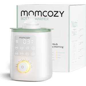 Momcozy Baby Bottle Warmer for Breast Milk Formula Food, Fullest Nutrients Preserved, Fast Heat, Night Light for Nighttime Breastfeeding, One-Touch Easy Use, Newborn Essentials Supplies Gift for Mom