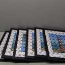 SESEAT 11x14 Picture Frame Set of 6, Display Pictures 8x10 With mat or 11x14 Prints Without Mat, Wall Mounting,Black