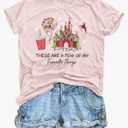 Women Magical Christmas T Shirt Merry Christmas Shirt Xmas Magic Kingdom Shirts Magic Castle Holiday Short Sleeve Top Tee Red 2XL
