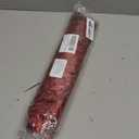 Snowflake Placemats Set of 6 Christmas Decorations Red Snowflake Tablemats Round Vinyl Place Mats Table Setting Kitchen Table Mats for Dining Table Holiday Wedding Decorative