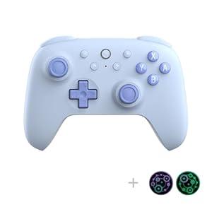 8Bitdo Ultimate 2C Hall Effect Joysticks Bluetooth Controller with Remappable L4/R4 Bumpers, 6-axis Motion Control, Rumble Vibration and Turbo Function for Switch/Switch 2 (Pink)