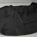 BYDOLL Table Cloth 60 Inch Round Tablecloth Fits Max50 Inch Diameter Table Top,Black Polyester Washable Wrinkle-Free Spillproof Tablecloth for Party Patio Cover