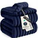 Bedsure GentleSoft Navy Blue California King Size Blanket for Couch - Cozy Soft Blankets for Women, Cute Small Fleece Throws for Girls, Birthday Gifts for Women, Navy, 102x96 Inches